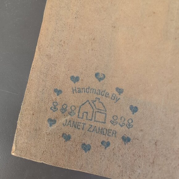 Vintage Needlepoint Framed Art Thank You For Daycare Provider - Picture 4 of 5